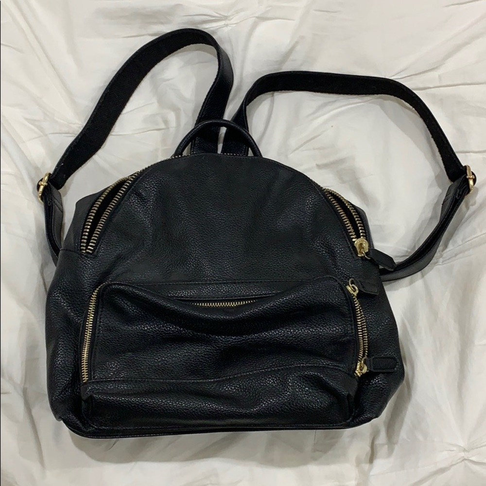 Mini Black Backpack